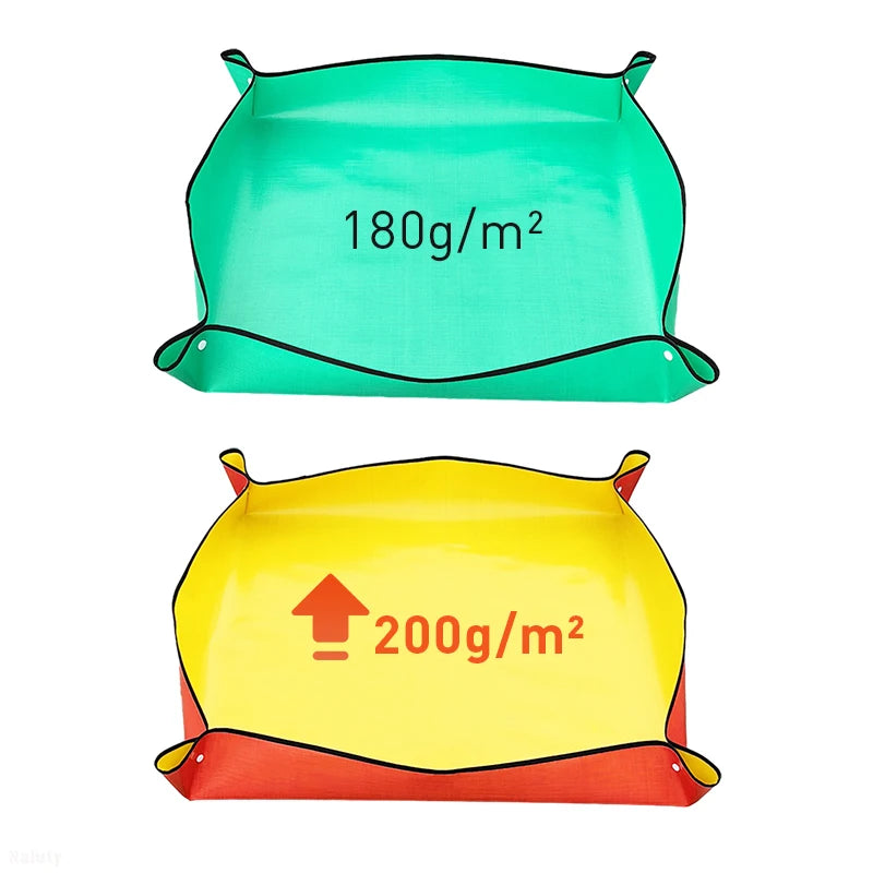 Alfombrilla jardín plegable – Impermeable para trasplantes y poda