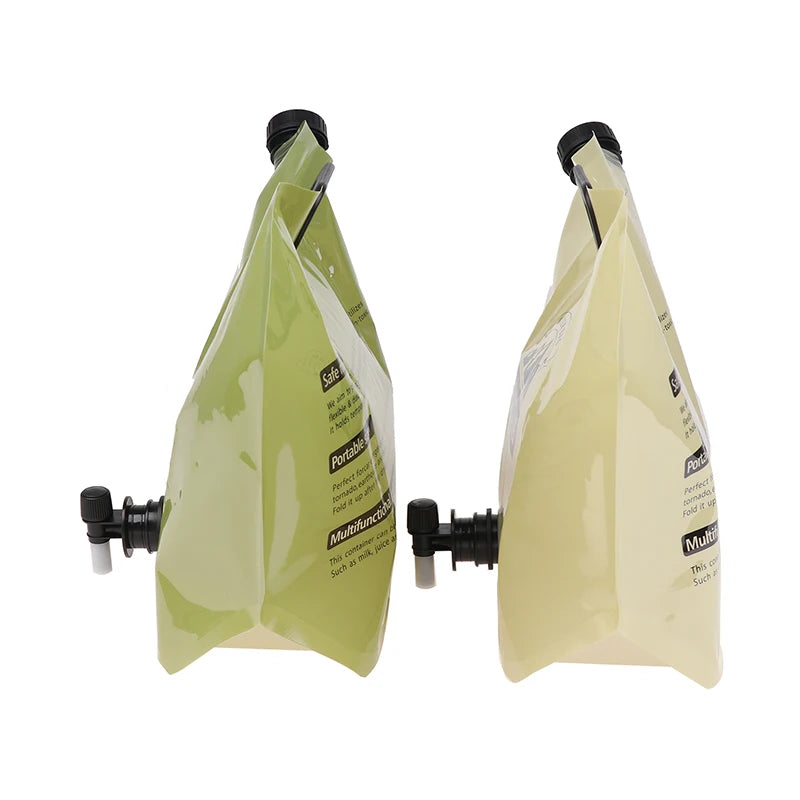 Bolsa de agua plegable 8L – Grifo, asa, camping y viajes