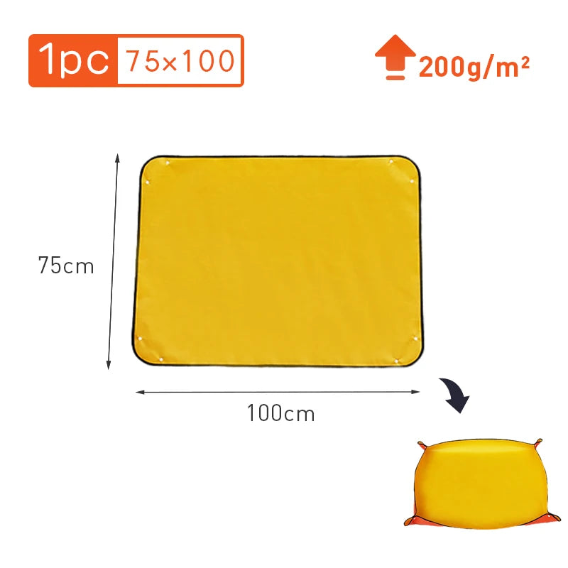 Alfombrilla jardín plegable – Impermeable para trasplantes y poda