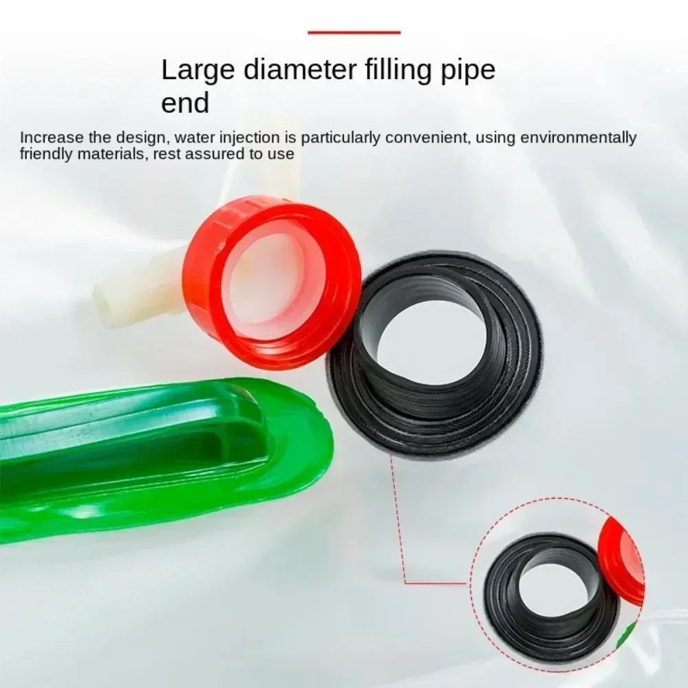 Bolsa de  agua plegable 20L – Asa reforzada, camping y exteriores