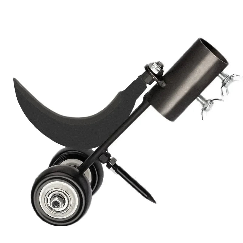 Desmalezadora ergonómica – Para ranuras y césped, sin agacharse