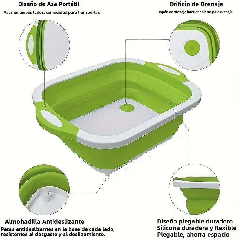 Almacenamiento, tabla de cortar camping – Fregadero integrado, viajes y hogar