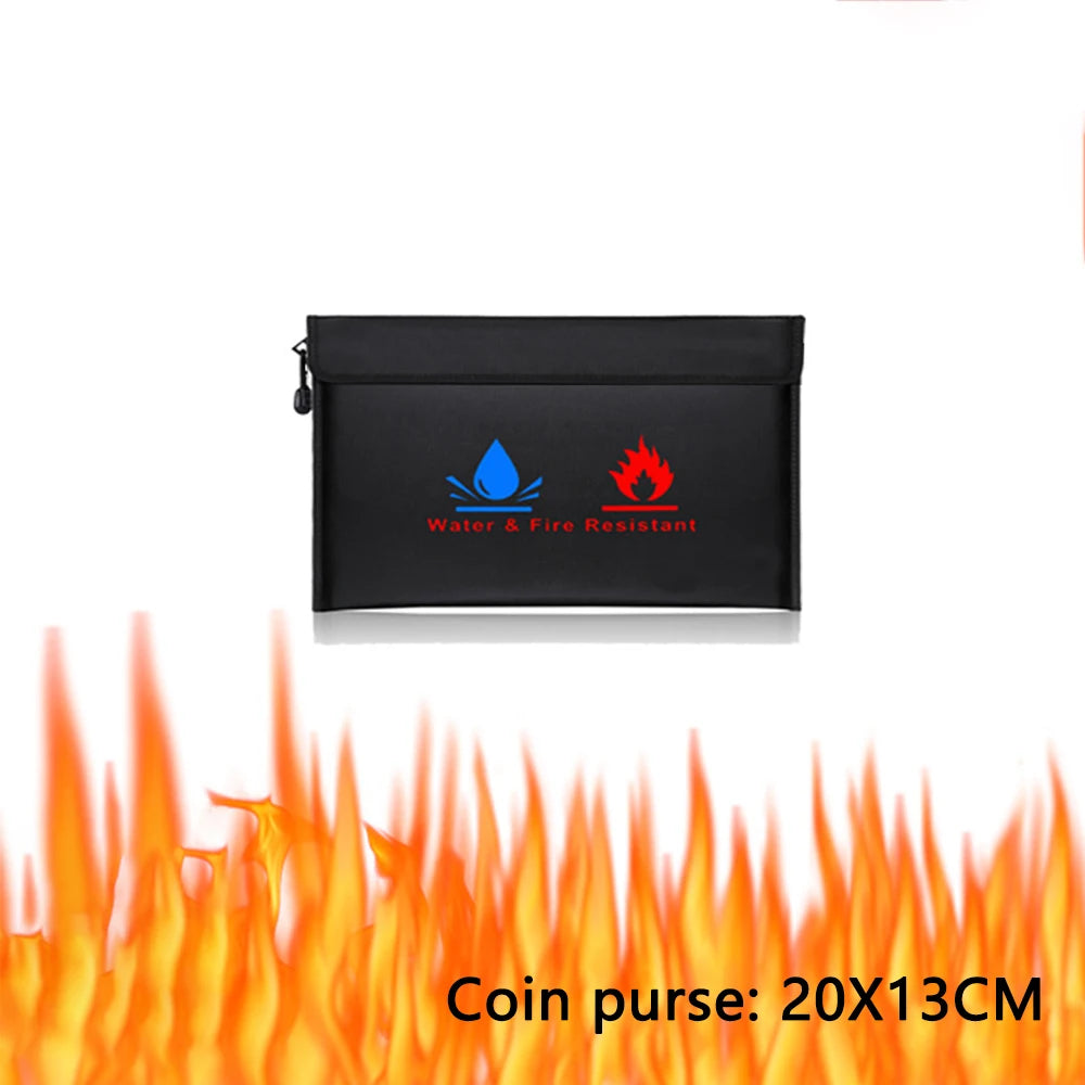 Bolsa ignífuga documentos – Impermeable antifuego certificados y dinero