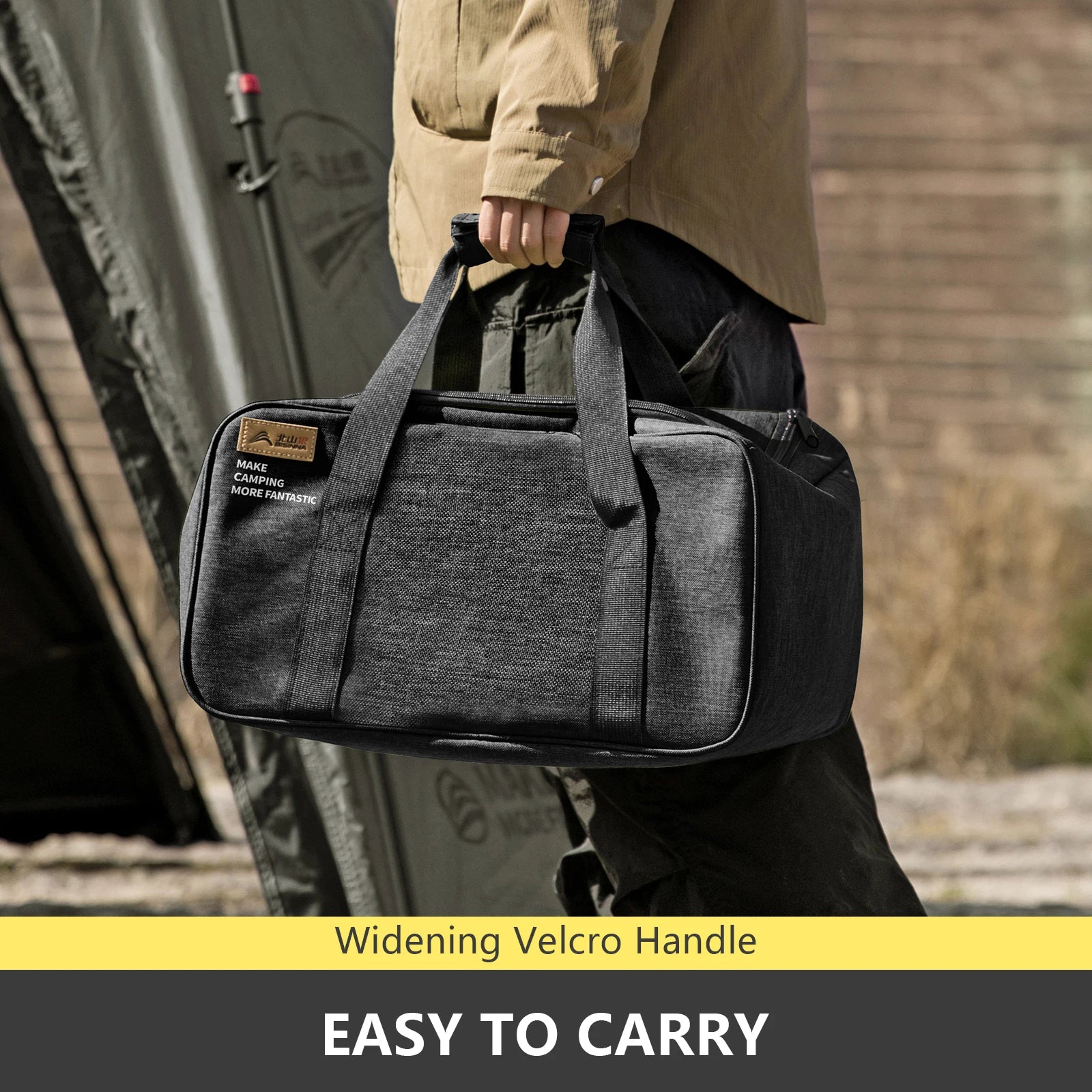 Bolsa camping 26L – Organizador gas, cocina y equipo