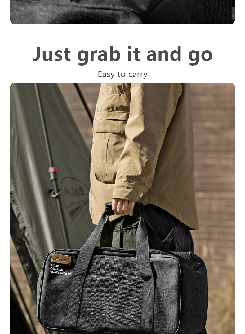 Bolsa camping 26L – Organizador gas, cocina y equipo