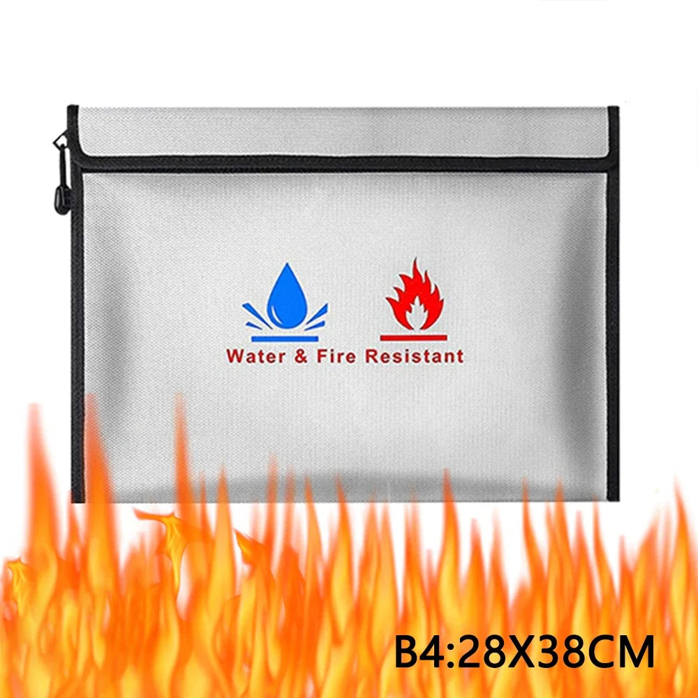Bolsa ignífuga documentos – Impermeable antifuego certificados y dinero
