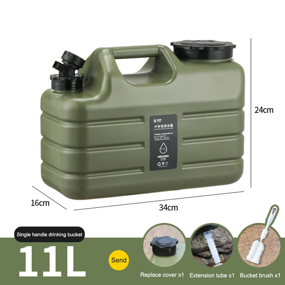 Bidón agua portátil rígido con grifo (5L, 11L, 12L, 18,5L, 25L) - PEVA – (libre de BPA y ftalatos) Outdoor