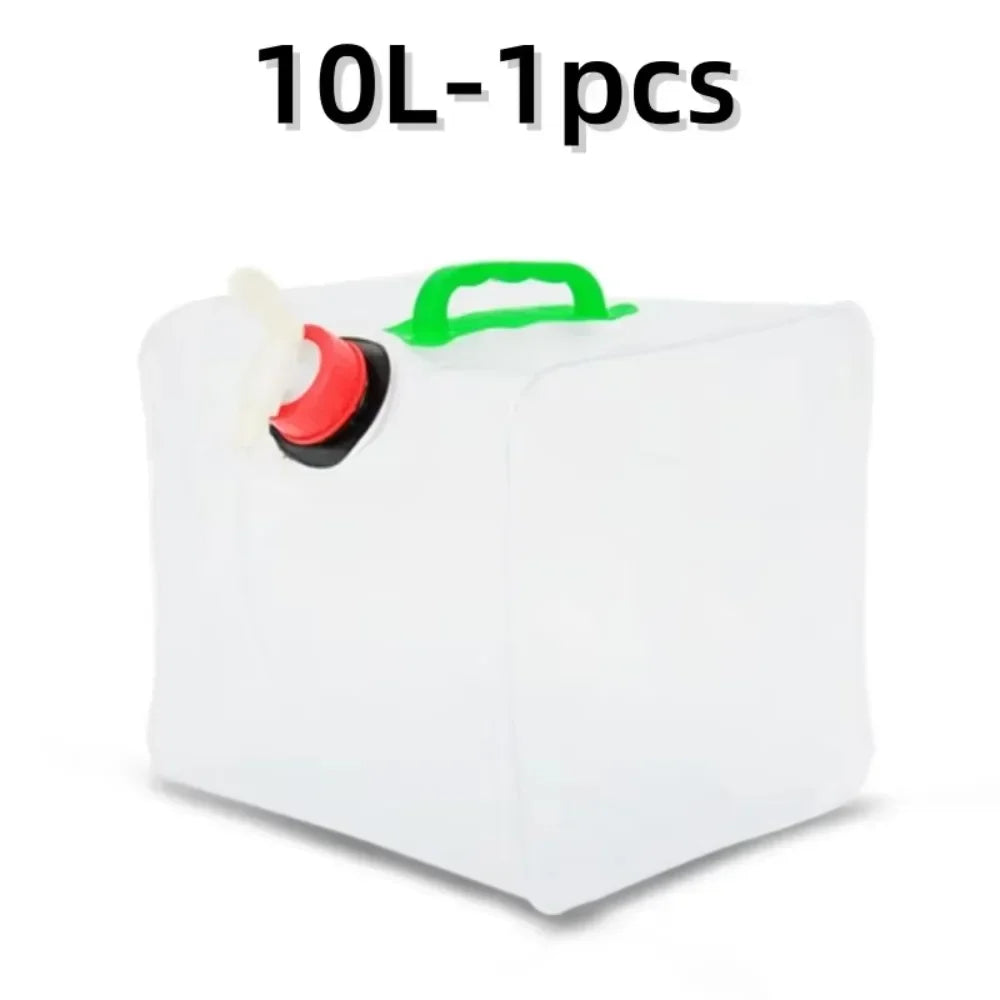 Bolsa de  agua plegable 20L – Asa reforzada, camping y exteriores