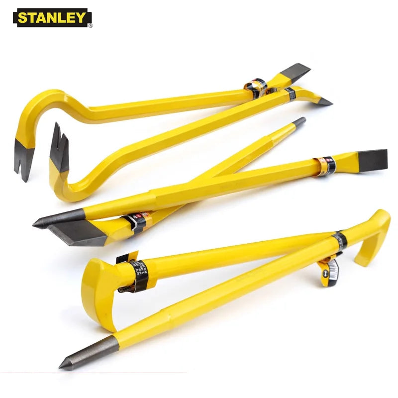 Barreta curva Stanley 24" – Palanca acero forjado ergonómica