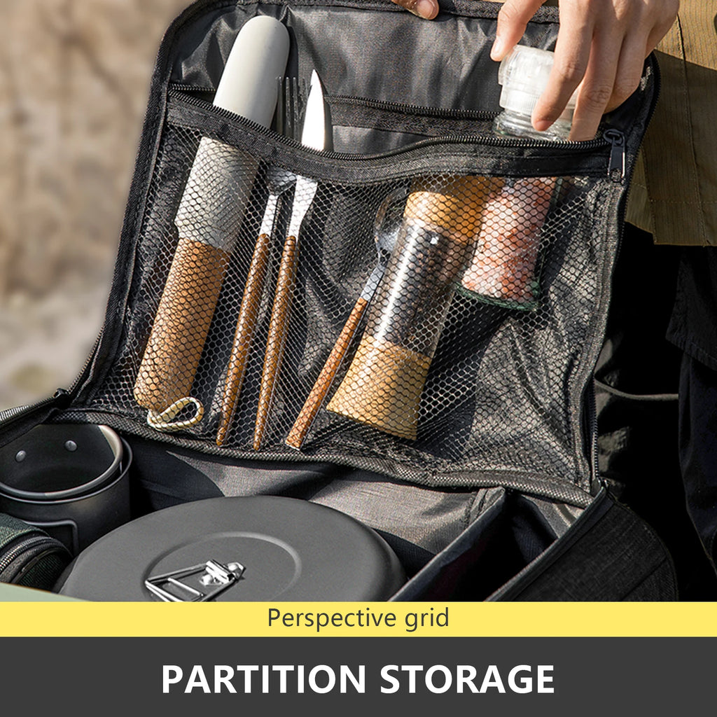 Bolsa camping 26L – Organizador gas, cocina y equipo