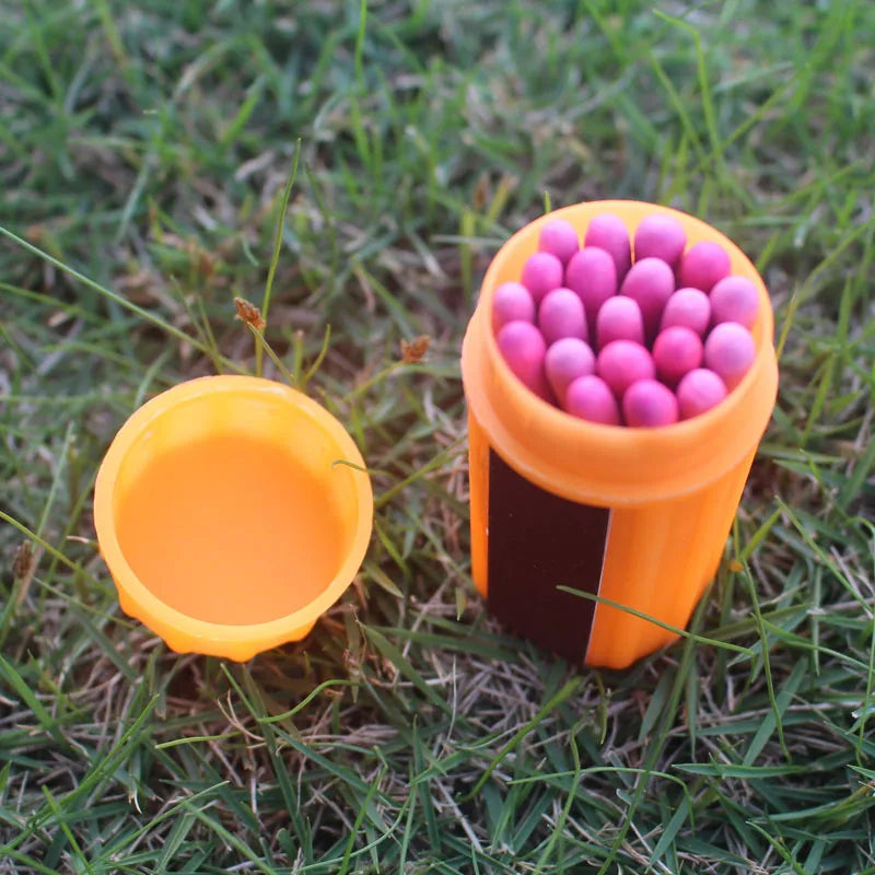 Cerillas impermeables 20 uds – Resistentes al viento supervivencia.