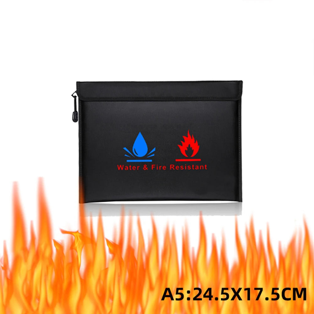 Bolsa ignífuga documentos – Impermeable antifuego certificados y dinero